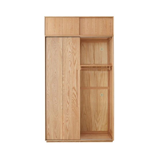DOLCH Wardrobe with sliding doors, with top cabinet, L120 DOLCH Wardrobe with sliding doors, with top cabinet, L120