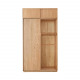 DOLCH Wardrobe with sliding doors, with top cabinet, L120 DOLCH Wardrobe with sliding doors, with top cabinet, L120