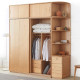 DOLCH Wardrobe with sliding doors, with top cabinet, L140-180