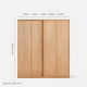 DOLCH Wardrobe with sliding doors, Ver.2, L140/L160 DOLCH Wardrobe with sliding doors, Ver.2, L140/L160