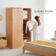 DOLCH Wardrobe with sliding doors, Ver.2, L140/L160 DOLCH Wardrobe with sliding doors, Ver.2, L140/L160
