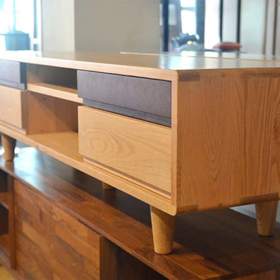 [Sale] Double Dip TV Board, Walnut