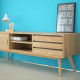 Charlie TV Board W160, Oak Charlie TV Board W160, Oak