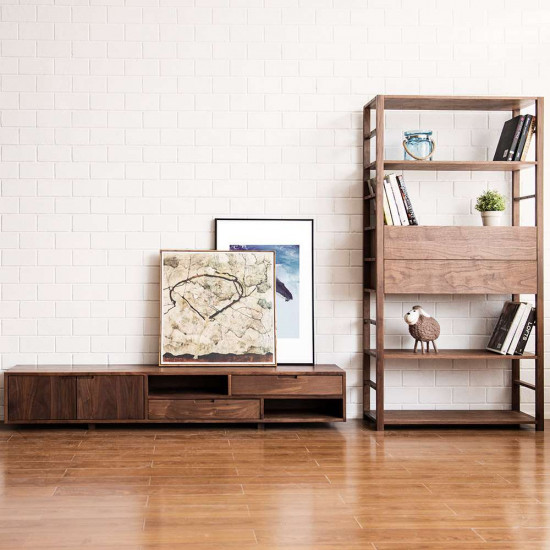 VINT TV Cabinet W200, Walnut VINT TV Cabinet W200, Walnut