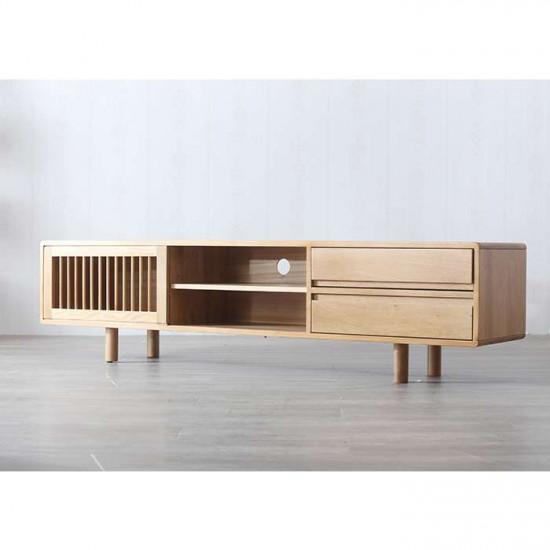 LINE TV Cabinet W180, Walnut Brown LINE TV Cabinet W180, Walnut Brown