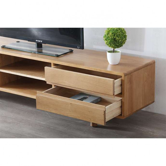 LINE TV Cabinet W180, Walnut Brown LINE TV Cabinet W180, Walnut Brown