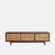 SEN RATTAN TV Cabinet L180, Dark Walnut V.2 SEN RATTAN TV Cabinet L180, Dark Walnut V.2