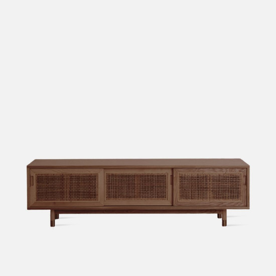 SEN RATTAN TV Cabinet L180, Dark Walnut V.2 SEN RATTAN TV Cabinet L180, Dark Walnut V.2