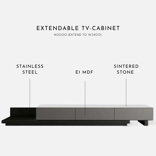 DINO extendable TV Cabinet, L200-340 [SALE]
