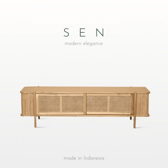 SEN RATTAN TV Cabinet L150/L180, WB SEN RATTAN TV Cabinet L150/L180, WB
