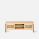 SEN RATTAN TV Cabinet, Natural Ash, L140 SEN RATTAN TV Cabinet, Natural Ash, L140