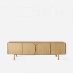 COHEN TV cabinet, L160, White Wash Ash [2 left]