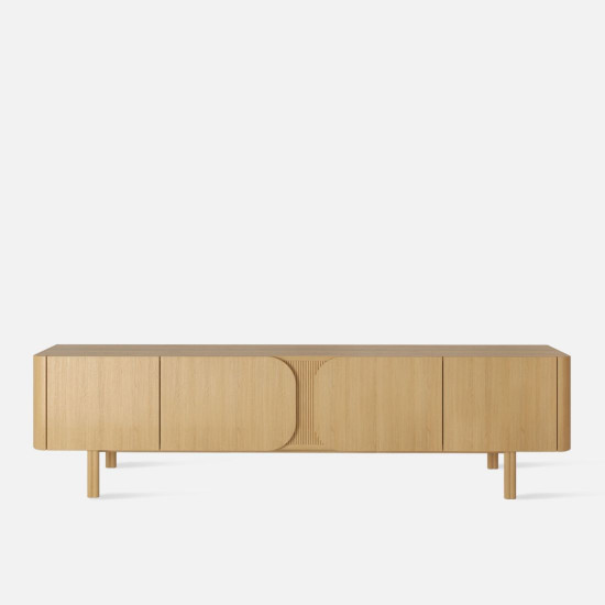 COHEN TV cabinet, L200, White Wash Ash [2 left]