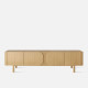 COHEN TV cabinet, L200, White Wash Ash [2 left]