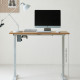 RENZ Adjustable Work Desk, Black Legs, L115, L135