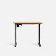 RENZ Adjustable Work Desk, Black Legs, L115, L135