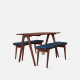 SEN Minimal Bench, Walnut Brown SEN Minimal Bench, Walnut Brown
