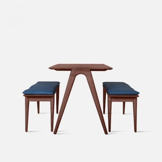 SEN Minimal Bench, Walnut Brown SEN Minimal Bench, Walnut Brown