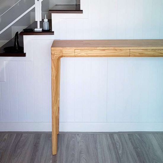 PIECE CURVE Console - Light Natural Oak L80 [Display]