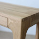 [Sale] PIECE CURVE Console - Light Natural Oak
