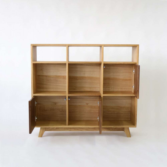 Walnut Grid Cabinet W120 Walnut Grid Cabinet W120