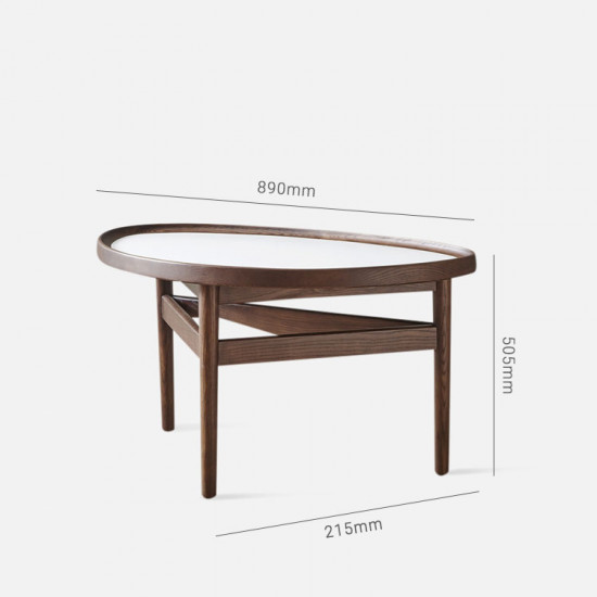 Three legs coffee, L89, Walnut Three legs coffee, L89, Walnut