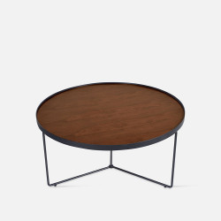 NOVA MDF Walnut veneer Coffee Table D90