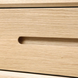 ZIPLINE Coffee Table, W105/120/130, Oak [SALE]