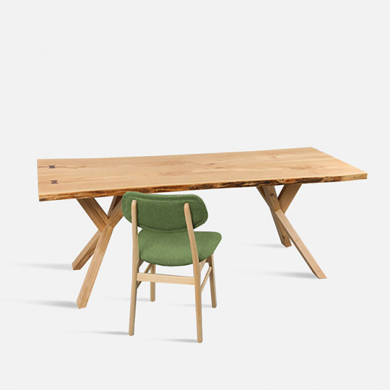 Willow Live Edge Table, L135-190 Willow Live Edge Table, L135-190