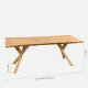 Willow Live Edge Table, L135-190 Willow Live Edge Table, L135-190