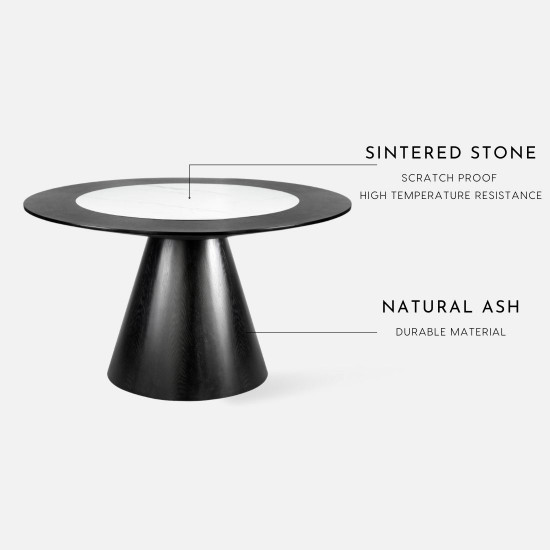 MIRO Sintered Stone Round Table D135
