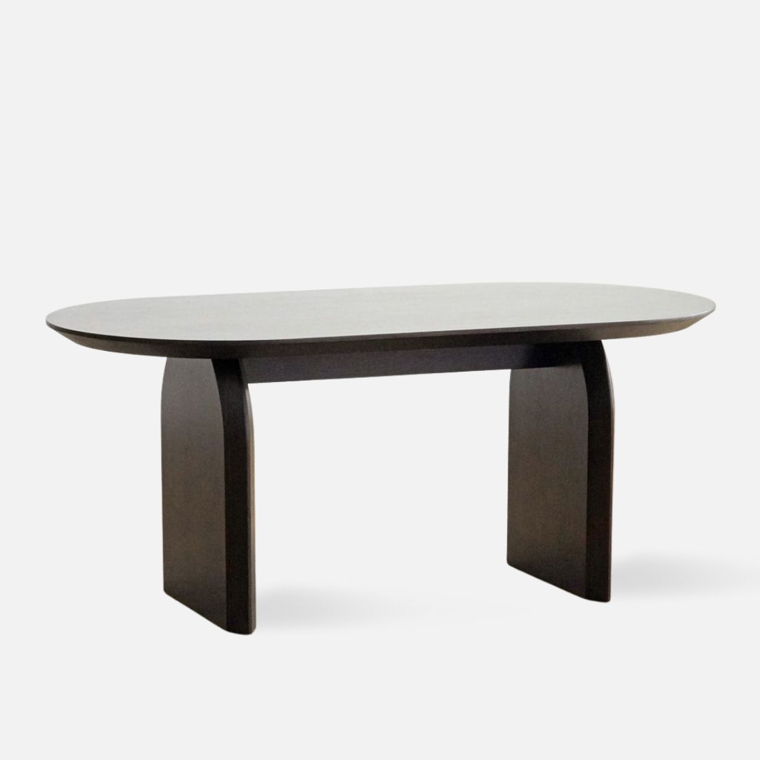 WILLOW Oval Black Ashwood Dining Table