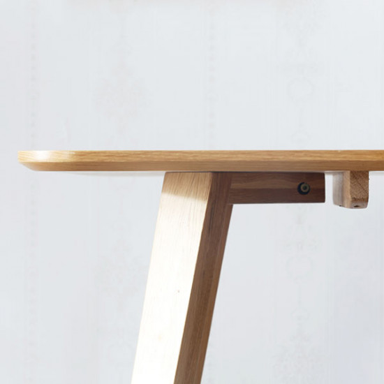 Horn Table L120-180 Oak