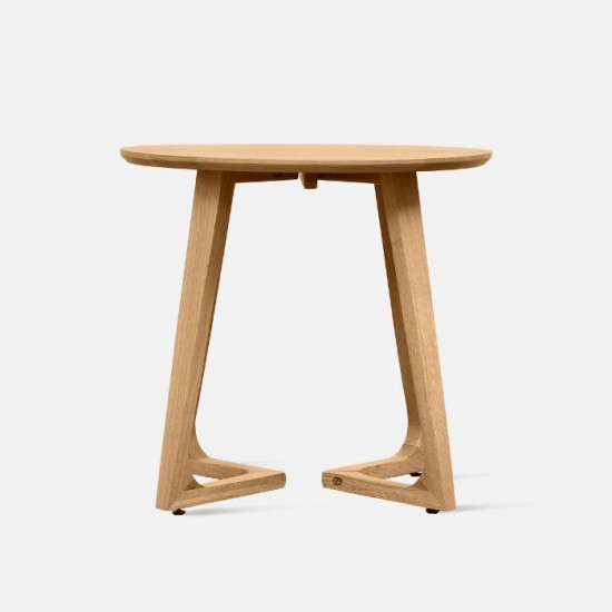 Horn Round Table D80, Oak Horn Round Table D80, Oak