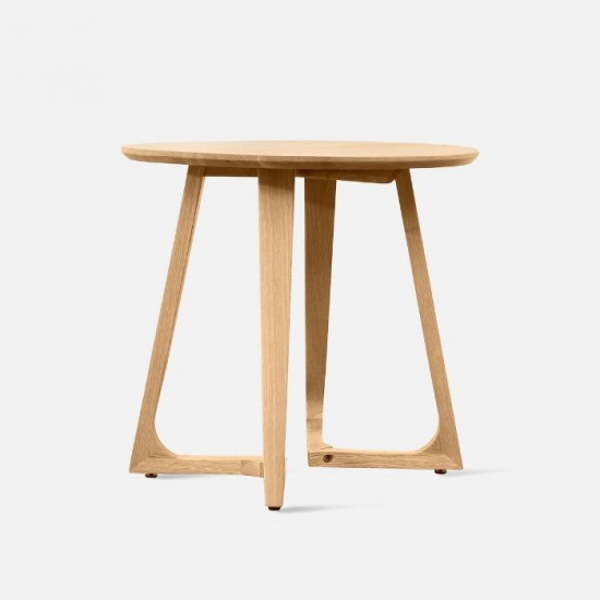 Horn Round Table D80, Oak Horn Round Table D80, Oak
