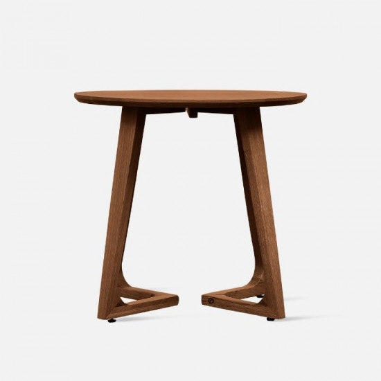 Horn Round Table D80, Walnut Horn Round Table D80, Walnut
