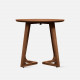 Horn Round Table D80, Walnut Horn Round Table D80, Walnut