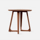 Horn Round Table D80, Walnut Horn Round Table D80, Walnut