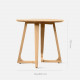 Horn Round Table D80, Oak Horn Round Table D80, Oak