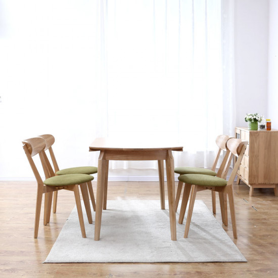 [SALE] DOLCH Extendable Round Table, Oak