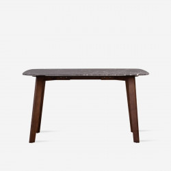 [SALE] NOVA Marble Table, Dark Grey, L140 - L240