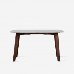 NOVA Marble Table, White, L180 [In-Stock]