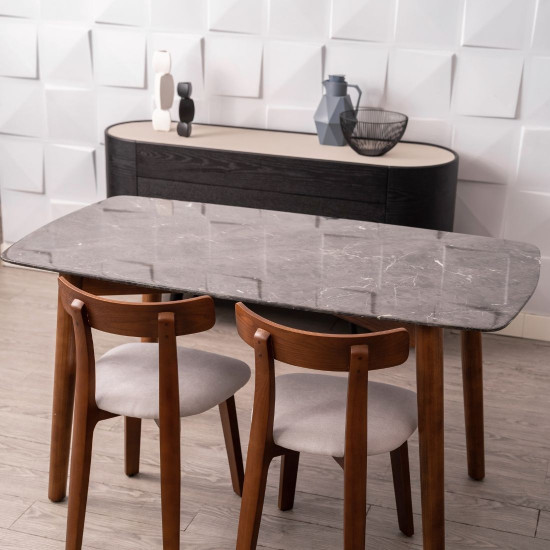 [SALE] NOVA Marble Table, White, L180 [In-Stock]