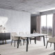 NOVA Marble Table V2, White, L140 - L240 NOVA Marble Table V2, White, L140 - L240