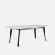 NOVA Marble Table V2, White, L140 - L240 NOVA Marble Table V2, White, L140 - L240