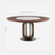 NOVA White Marble Round Table, Dia.158