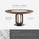 NOVA White Marble Round Table, Dia.158 NOVA White Marble Round Table, Dia.158