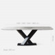 NORTON Sintered Stone Table, L130-220, Snow white NORTON Sintered Stone Table, L130-220, Snow white