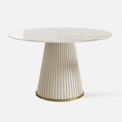 LOGAN Sintered Marble Table, D120 [Display]