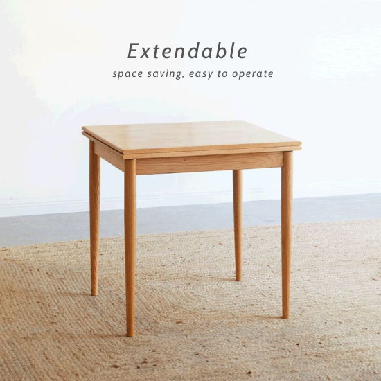 ASAMI Extendable Table, L60 ASAMI Extendable Table, L60